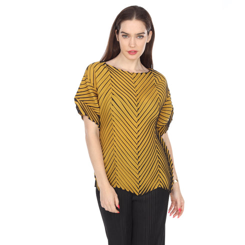 Short Sleeve Crinkle Top - T1005